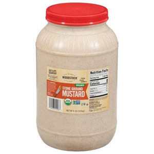 Woodstock Mustard Organic Stone Ground 4/8 Lb [UNFI #0778092] [ebt]
