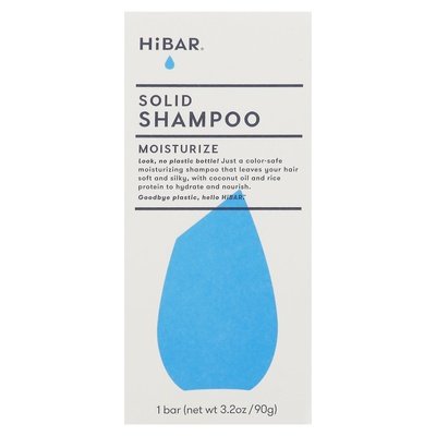 Hibar Shampoo Solid Moisturize 3.2 OZ [UNFI #2516235] T