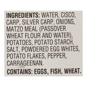 Manischewitz Gefilte Fish Jelled Broth 12/24 OZ [UNFI #0864827] [ebt]