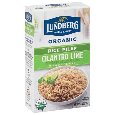 Lundberg Family Farms Rice Pilaf Organic Cilantro Lime 6/5.50 OZ [UNFI #2260503] [ebt]