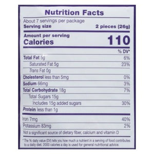 Violet Crumble Candy Honeycomb Dark Bite-Sized Cubes 8/6 OZ [UNFI #2790376] [ebt] T