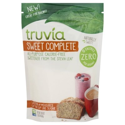 Truvia Sweetener Calorie-Free All-Purpose Sweet Complete 8/16 OZ [UNFI #2612562] [ebt] T