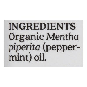 Aura Cacia Pure Essential Oil Organic Peppermint Cooling 1/.25 OZ [UNFI #325258] T