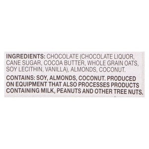 Endangered Species Chocolate Dark Chocolate Coconut & Almonds 75% Cocoa Oat Milk 12/3 OZ [UNFI #2659092] [ebt] T