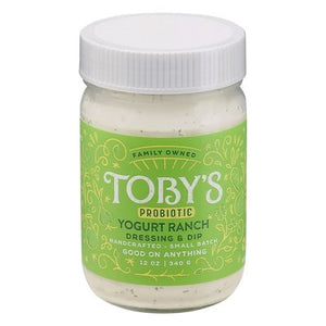 Tobys Family Foods Dressing & Dip Yogurt Ranch Probiotic 6/12 OZ [UNFI #2325538] [ebt]
