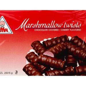 Joyva Marshmallows Twists Chocolate Covered Cherry Flavored 24/9 oz [UNFI #0995563 ] [ebt]