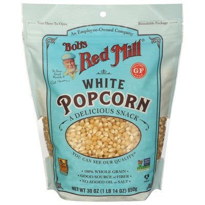 Bobs Red Mill Popcorn White 4/30 OZ [UNFI #2319424] [ebt]