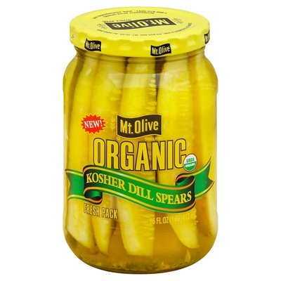 Mt Olive Pickles Pickles Kosher Dill Spears Fresh Pack 6/16 OZ [UNFI #2374601] [ebt]