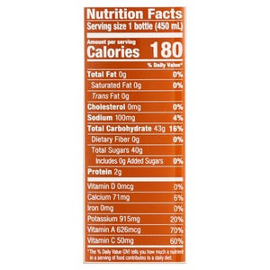 Evolution Fresh Cold-Pressed Juice Organic Carrot Citrus Radiance 6/15.2 OZ [UNFI #2578227] [ebt] T