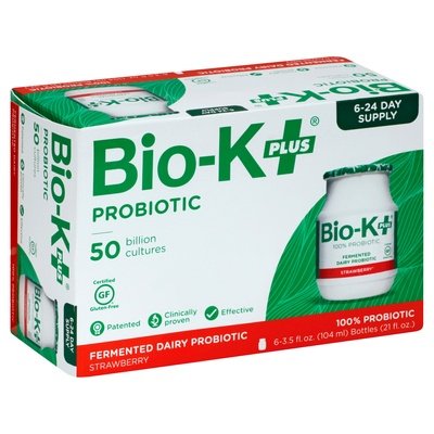 BIO-K Strawberry 6/3.5FZ [UNFI #2121192] [ebt]