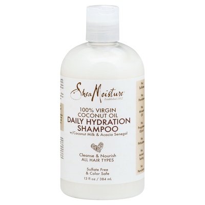 Shea Moisture Shampoo Daily Hydration 100% Virgin Coconut Oil 13 OZ [UNFI #2847838] T