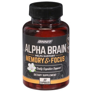 Onnit Alpha Brain Memory & Focus Capsules 30 CAP [UNFI #1200468] T