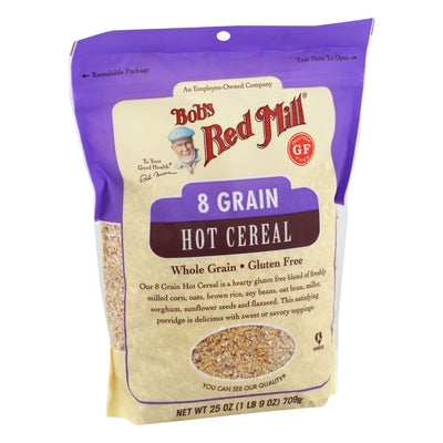 Bobs Red Mill Hot Cereal 8 Grain 4/25 oz [UNFI #3148210 ] [ebt]