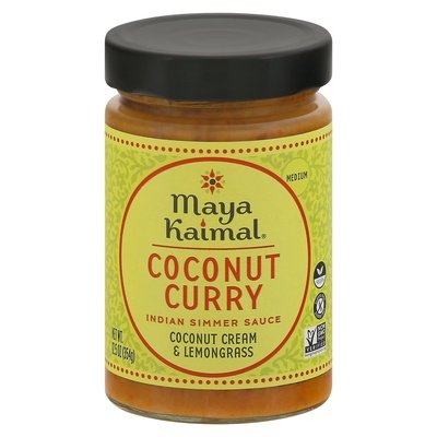 Maya Kaimal Simmer Sauce Indian Coconut Curry Medium 6/12.5 OZ [UNFI #2958650] [ebt]