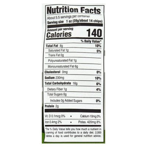 Boulder Canyon Potato Chips Kettle Style Malt Vinegar & Sea Salt Flavored Avocado Oil 12/5.25 OZ [UNFI #1590462] [ebt]