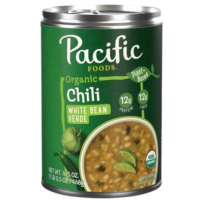 Pacific Foods Soup Organic Wheat Bean Verde Chili 12/16.6 Z [UNFI #2886570] [ebt]