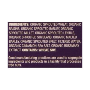 Food For Life Cereal Sprouted Crunchy Cinnamon Raisin 6/16 OZ [UNFI #0447193] [ebt]