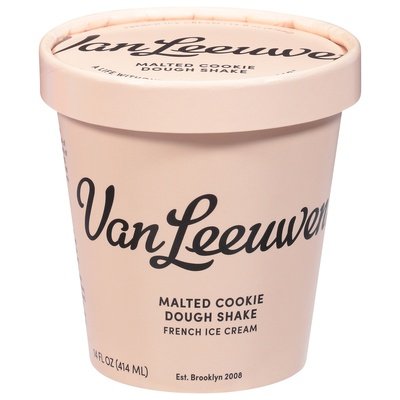 Van Leeuwen Ice Cream Chocolate Chip Cookie Dough 8/14 OZ [UNFI  #2436798]