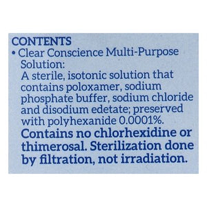 Clear Conscience Multi-Purpose Solution Travel Size 3.4 OZ [UNFI #0839092] T