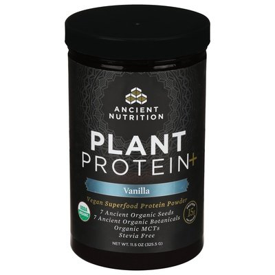 Ancient Nutrition Plant Protein+ Vanilla 11.5 OZ [UNFI #2575587] T