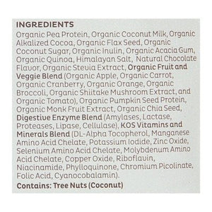Kos Plant Protein Organic Chocolate 12/1.37 Z [UNFI #2774081] T