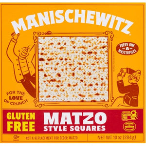 Manischewitz Matzo Style Squares Gluten Free 12/10 oz [UNFI #1187095 ] [ebt]