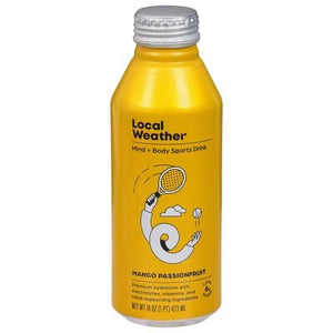 Local Weather Mind + Body Sport Drink Mango Passionfruit 12/16 OZ [UNFI #2974640] [ebt]