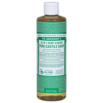 Dr Bronners Soap Pure-Castile 18-In-1 Hemp Almond 1/16 OZ [UNFI #115303] T