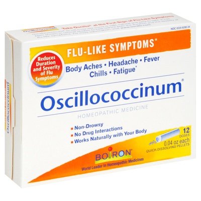 Boiron Oscillococcinum Flu-Like Symptoms Quick-Dissolving Pellets 12 Dose [UNFI #0295337] T