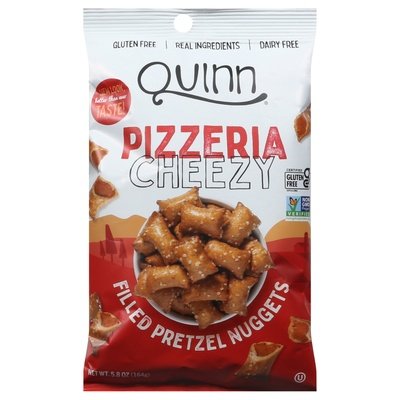 Quinn Pretzel Nuggets Cheezy Filled Pizzeria 8/5.8 OZ [UNFI #2804748] [ebt]