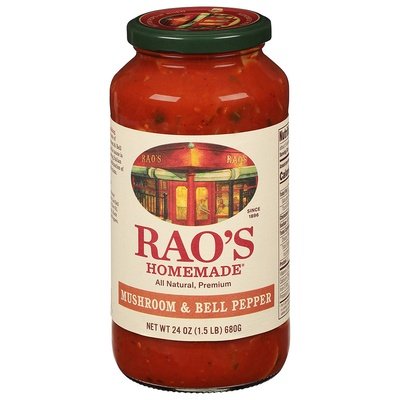 Raos Sauce Mushroom & Bell Pepper 12/24 OZ [UNFI #454231] [ebt]