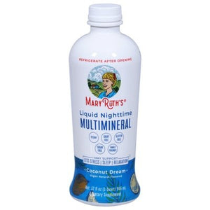 Mary Ruths Multimineral Liquid Nighttime Coconut Dream 32 OZ [UNFI #2888196] T