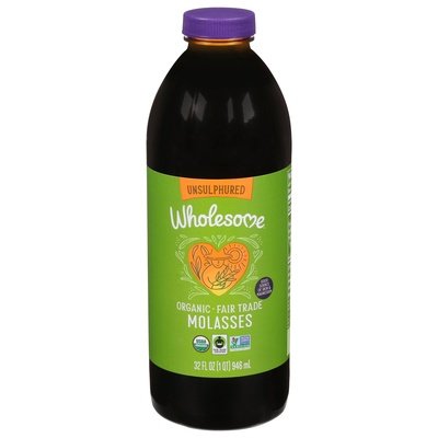 Wholesome Molasses Organic Unsulphured 12/32 OZ [UNFI #452078] [ebt] T