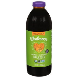 Wholesome Molasses Organic Unsulphured 12/32 OZ [UNFI #452078] [ebt] T