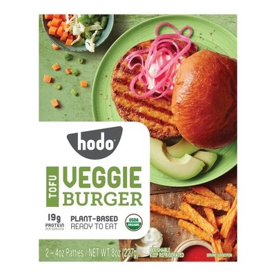 Hodo Foods Veggie Burger Tofu 6/2/4 OZ [UNFI #1956523] [ebt]