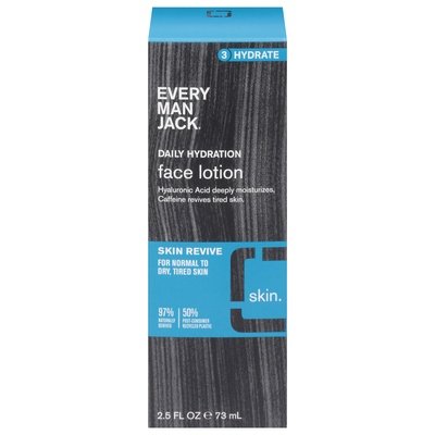 Every Man Jack Face Lotion Skin Revive 2.5 OZ [UNFI #2835601] T