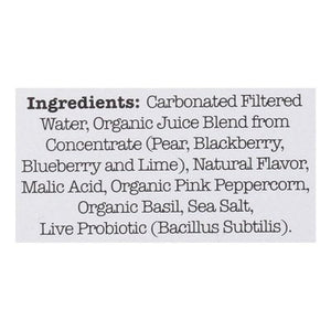 Culture Pop Soda Probiotic Soda Wild Berries Basil & Lime 6/4/12 OZ [UNFI #2706687] [ebt] T