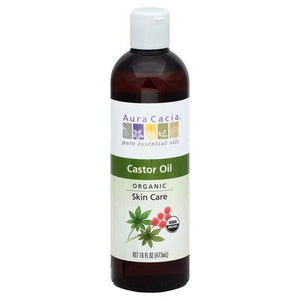 Aura Cacia Castor Oil Organic 1/16 OZ [UNFI #1571769] T
