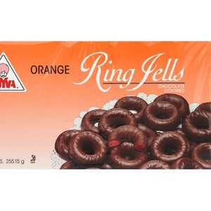 Joyva Ring Jells Chocolate Covered Orange 24/9 oz [UNFI #0995522 ] [ebt]