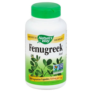 Natures Way Fenugreek Seed 610 Mg Vegetarian Capsules 180 Cap [UNFI #0967331] [ebt]