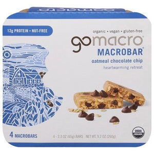 Gomacro Macrobars Oatmeal Chocolate Chip 7/4/2.3 OZ [UNFI #2662831] [ebt]