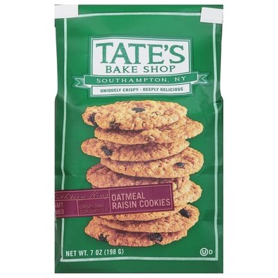 Tates Bake Shop Cookies Oatmeal Raisin 12/7 OZ [UNFI #1187707] [ebt]