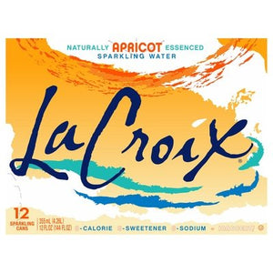 Lacrx Sprklng Wtr Apricot Can 2/12/12 OZ [UNFI #1595081] [ebt] T
