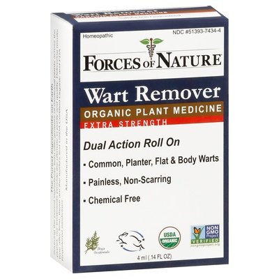 Forces Of Nature Wart Remover Organic Extra Strength 4 ML [UNFI #2083707] T