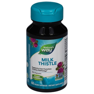 Natures Way Milk Thistle Vegan Capsules 60 Cap [UNFI #0591727] [ebt]