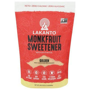 Lakanto Monkfruit Sweetener With Erythritol Golden 8/28.22 OZ [UNFI #1742832] [ebt] T