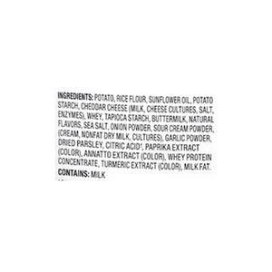 Popchips Potato Snack Popped Bacon Cheddar Sour Cream & Chive Flavored Original Fully Loaded 12/5 OZ [UNFI #2813046] [ebt]