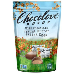 Chocolove Milk Chocolate Eggs Peanut Butter Filled 8/7.05 OZ [UNFI #2511434] [ebt] T