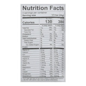 Blue Stripes Dark Chocolate Bar Whole Cacao Hazelnut Butter 12/2.1 OZ [UNFI #2865541] [ebt]