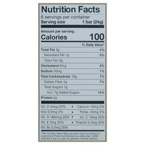 Made Good Granola Bars Cookies & Creme 6 Pack 6/6/.85 OZ [UNFI #2537629] [ebt]